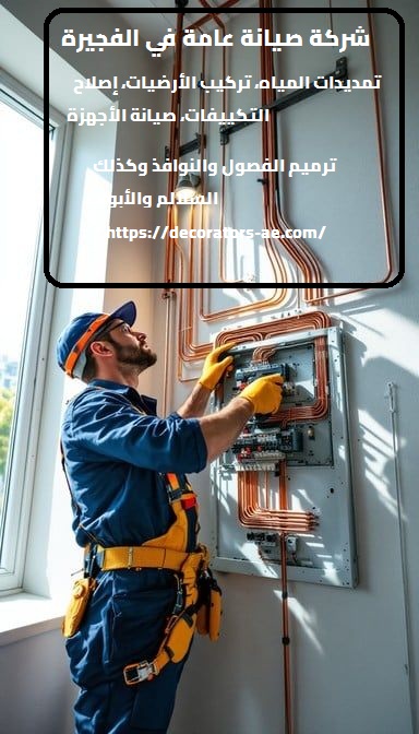 شركة صيانة عامة في الفجيرة